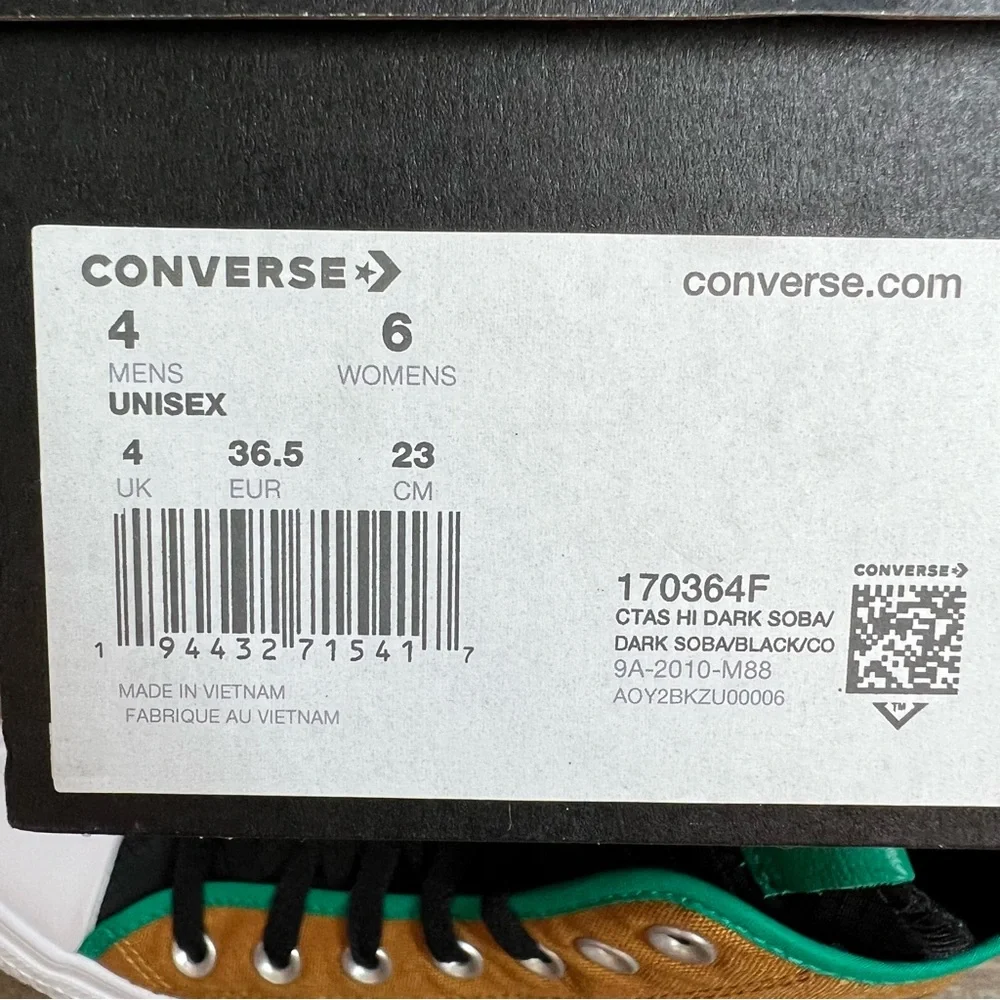 Converse Chuck Taylor All Star Ctas Hi Dark Soba - Picture 7 of 7